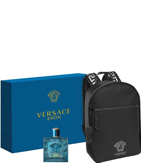 versace eros gift set men's|Versace Eros backpack set.